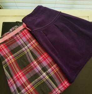 🛍BUNDLE.  New With Tags!!!  Girls Fall Skirts